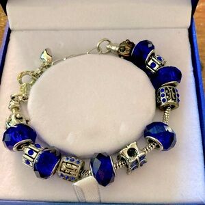 Bellacharms blue bracelet. So pretty.